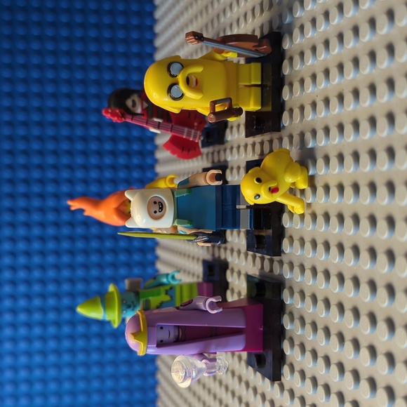 Unbranded Other - 6 Minifigures- Adventure Time Anime Building Block Toy Action Figure